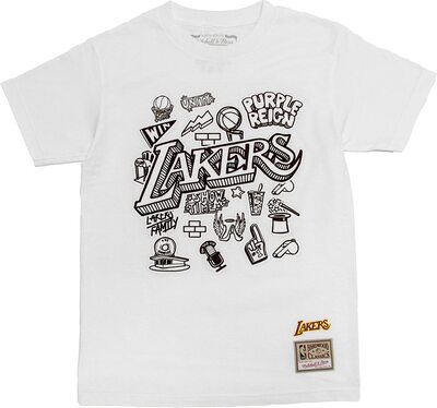 Mitchell & Ness NBA Doodle Tee bei Amazon bestellen