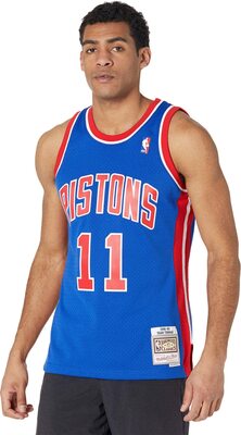 Alle Details zum Fußball-Trikot Mitchell & Ness NBA Swingman Jersey - D. Pistons - Royal/Red und ähnlichen Trikots