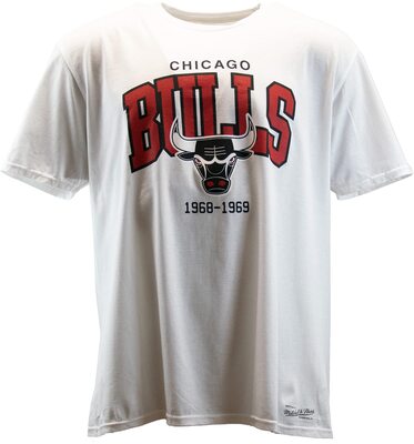 Mitchell & Ness T-Shirt NBA/HWC Team Arch Print - Chicago Bulls, Weiß bei Amazon bestellen