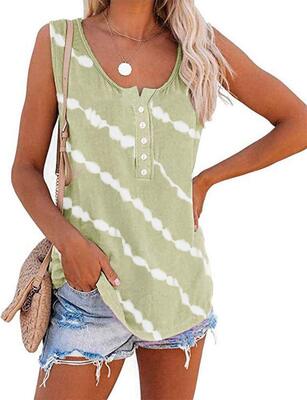 Mode Damen Twill Button Ausschnitt Kurzarm Rundhals Casual T-Shirt bei Amazon bestellen