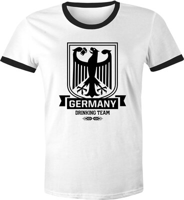MoonWorks Lustiges WM Herren T-Shirt Germany Drinking Team Deutschland Fan-Shirt bei Amazon bestellen