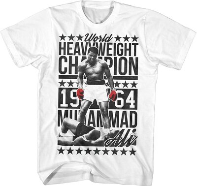 Muhammad Ali - Herren Sixfourchamp T-Shirt bei Amazon bestellen
