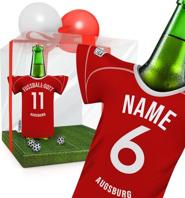 my fan shirt Männer-Geschenk für Augsburg-Fans PERSONALISIERBAR | Fanartikel Geburtstags-Geschenk Mann Freund Opa Bruder Offizieller Trikotkühler by MYFANSHIRT.com bei Amazon bestellen