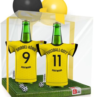 my fan shirt Männer-Geschenk für Dortmund-Fans PERSONALISIERBAR | Fanartikel Geburtstags-Geschenk Mann Freund Bruder Offizieller Trikotkühler by MYFANSHIRT.com bei Amazon bestellen
