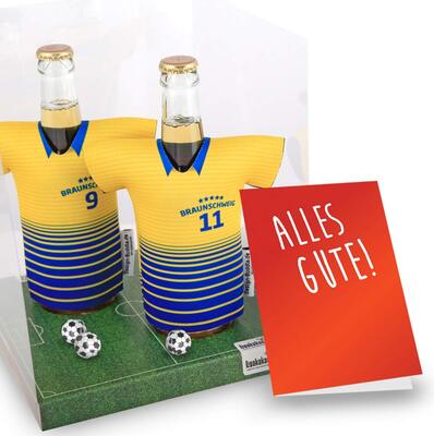 my fan shirt Männer-Geschenk für Eintracht Braunschweig-Fans PERSONALISIERBAR | Fanartikel Geburtstags-Geschenk Mann Freund Bruder Geburtstag Offizieller Trikotkühler by MYFANSHIRT.com bei Amazon bestellen