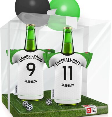 my fan shirt Männer-Geschenk für Gladbach-Fans PERSONALISIERBAR | Fanartikel Geburtstags-Geschenk Mann Freund Opa Bruder Offizieller Trikotkühler by MYFANSHIRT.com bei Amazon bestellen