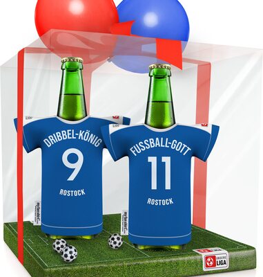 my fan shirt Männer-Geschenk für Hansa Rostock-Fans PERSONALISIERBAR | Fanartikel Geburtstags-Geschenk Mann Freund Bruder Offizieller Trikotkühler by MYFANSHIRT.com bei Amazon bestellen