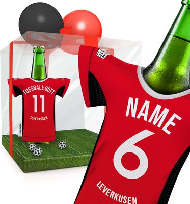 my fan shirt Männer-Geschenk für Leverkusen-Fans PERSONALISIERBAR | Fanartikel Geburtstags-Geschenk Mann Freund Opa Bruder Offizieller Trikotkühler by MYFANSHIRT.com bei Amazon bestellen