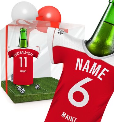 my fan shirt Männer-Geschenk für Mainz-Fans PERSONALISIERBAR | Fanartikel Geburtstags-Geschenk Mann Freund Opa Bruder Offizieller Trikotkühler by MYFANSHIRT.com bei Amazon bestellen