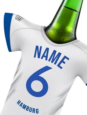 Alle Details zum Fußball-Trikot my fan shirt Trikot für HSV-Fans personalisierbar stylischer Trikotkühler | Jeder Schluck EIN Genuss | Offizielles Fußball Trikot by MYFANSHIRT.com und ähnlichen Trikots