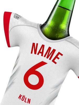 my fan shirt Trikot für KÖLN-Fans | personalisierbarer stylischer Trikotkühler | Jeder Schluck EIN Genuss | Offizielles Fußball Trikot by MYFANSHIRT.com bei Amazon bestellen