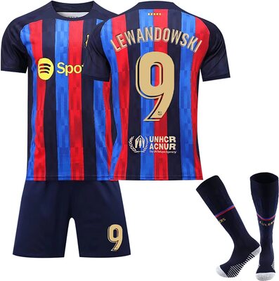 Neu Fußball Trikot Nr.10/7/30/25 Stripe Trikot Set Fußballtrikot Kinder/Erwachsene, Sporttraining T-Shirts, Shorts und Socke, FußBall Trikot für Jungen/Herren bei Amazon bestellen