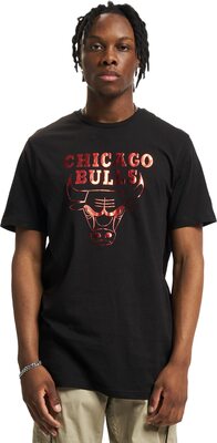 New Era Chicago Bulls Foil Logo NBA T-Shirt Schwarz bei Amazon bestellen