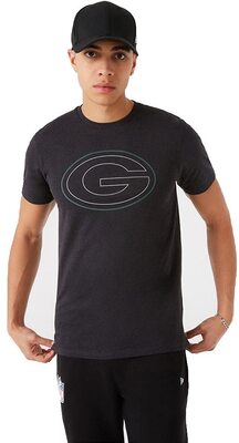 Alle Details zum Fußball-Trikot New Era Green Bay Packers NFL Jersey Outline Logo Tee T-Shirt und ähnlichen Trikots