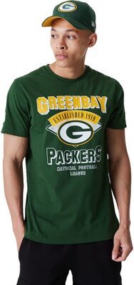 New Era Green Bay Packers NFL Team Wordmark Green T-Shirt bei Amazon bestellen
