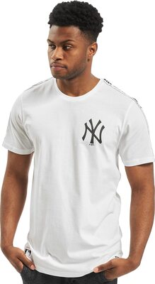 New Era Herren MLB Sleeve Taping Tee Neyyan Kurzärmeliges T-Shirt bei Amazon bestellen