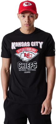 New Era Kansas City Chiefs NFL Team Wordmark Black White T-Shirt bei Amazon bestellen
