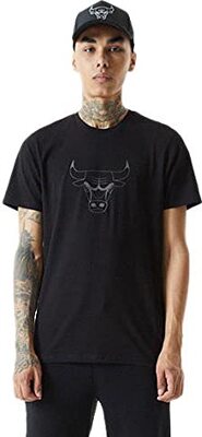 New Era NBA Chicago Bulls Reflective Print Tee T-Shirt bei Amazon bestellen