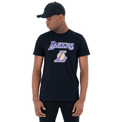 Alle Details zum Fußball-Trikot New Era - NBA Los Angeles Lakers Team Logo T-Shirt - Black und ähnlichen Trikots