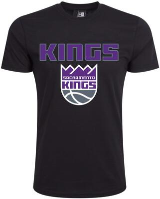 Alle Details zum Fußball-Trikot New Era - NBA Sacramento Kings Team Logo T-Shirt - Schwarz und ähnlichen Trikots