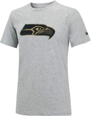 New Era NFL Seattle Seahawks Camo Logo T-Shirt -Gray- bei Amazon bestellen