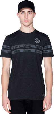 New Era Pittsburgh Steelers T Shirt NFL Tonal Black Tee bei Amazon bestellen