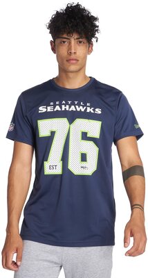 New Era - Seattle Seahawks T-Shirt/Tee - NFL Supporters - Navy bei Amazon bestellen