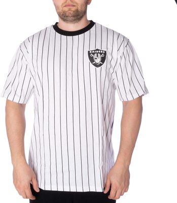 New Era T-Shirt - Herren Shirts - Pinstripe Oversized Tee - Bulls - Lakers - Raiders bei Amazon bestellen