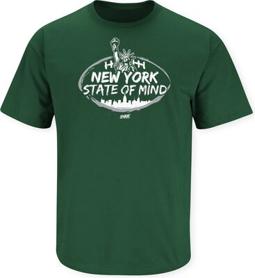 New York State of Mind T-Shirt für New York Football Fans (SM-5XL) bei Amazon bestellen