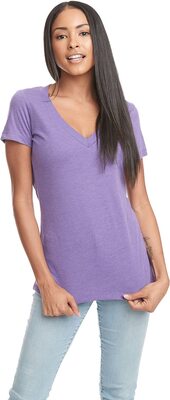 Next Level womens CVC Deep V Tee (6640) bei Amazon bestellen