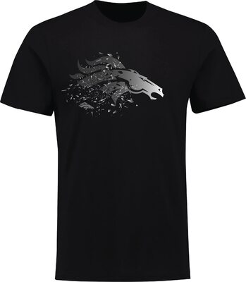 NFL Denver Broncos Shatter Graphic Logo Football Shirt schwarz bei Amazon bestellen