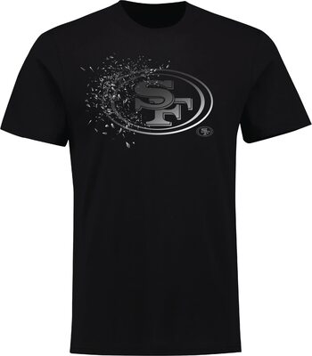 Alle Details zum Fußball-Trikot NFL San Francisco 49ers Shatter Graphic Logo Football Shirt schwarz und ähnlichen Trikots