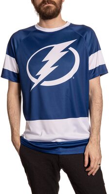 NHL Herren Performance Quick Dry Moisture Wicking Rash Guard Kurzarm Shirt bei Amazon bestellen