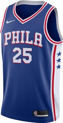 Nike Herren Phi M Nk Swgmn JSY Road Basketballtrikot 2. Philadelphia 76Ers 17-18 bei Amazon bestellen