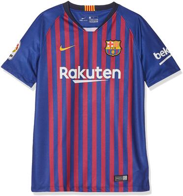 Nike Unisex Kinder Fc Barcelona Stadium Home T-Shirt bei Amazon bestellen