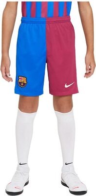 Alle Details zum Fußball-Trikot Nike Unisex Kinder Kurze Hose Fc Barcelona, Saison 2021/22, Spielausrüstung, Kurze Hose Home und ähnlichen Trikots