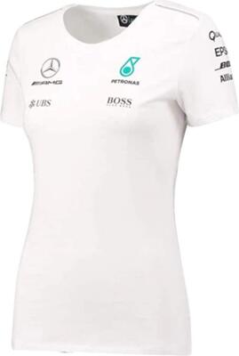 Offizielles 2017 Mercedes AMG F1 Damen T-Shirt – Weiß bei Amazon bestellen