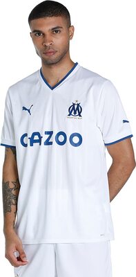 Alle Details zum Fußball-Trikot Olympique Marseille, pullover Herren, Saison 2022/23 Offizielle Heimtrikot und ähnlichen Trikots