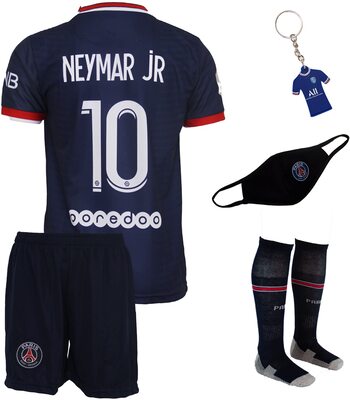 Alle Details zum Fußball-Trikot Paris Neymar #10 2020/21 Heim Trikot Shorts und Socken Kinder und Jugend Größe und ähnlichen Trikots