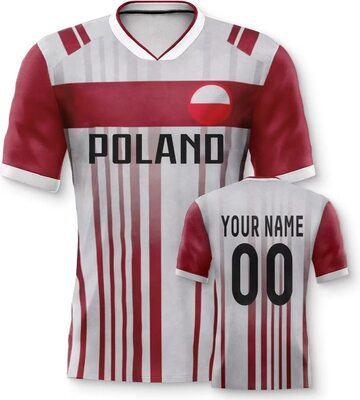Personalisiertes Weltmeisterschaft Fussball Trikot mit Ihrem Namen und Nummer für Herren Damen Kinder Casual Sport Fan T-Shirt Trikot Geschenk bei Amazon bestellen