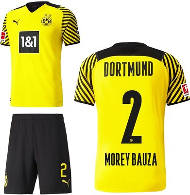 PUMA Borussia Dortmund BVB Heimset 2021 2022 Home Kit Sponsor BL Logo Herren bei Amazon bestellen