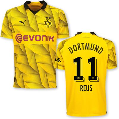 Alle Details zum Fußball-Trikot PUMA BVB Cup Trikot Erwachsen Saison 2023/24 und ähnlichen Trikots