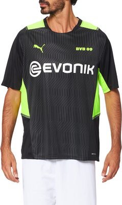 PUMA BVB Training Jersey w Sponsor, Black-Safety Yellow, L bei Amazon bestellen