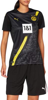 Alle Details zum Fußball-Trikot PUMA Damen BVB Away Shirt Replica WNS Ss W.Sponsor New T-Shirt und ähnlichen Trikots