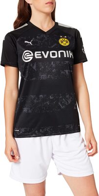 Alle Details zum Fußball-Trikot PUMA Damen BVB WMS Away Shirt Replica with Evonik Logo with Opel Logo Trikot und ähnlichen Trikots