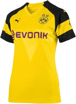 Alle Details zum Fußball-Trikot PUMA Damen BVB WMS Home Shirt Replica with Evonik Logo with Opel Logo Trikot und ähnlichen Trikots