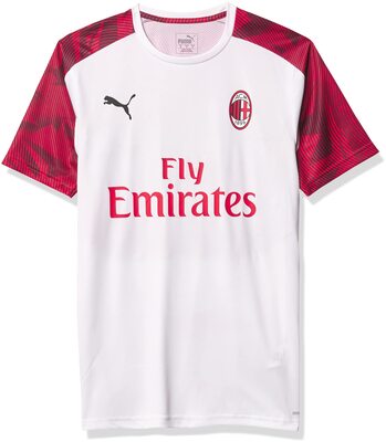 PUMA Herren A. C. Milan ACM Training Jersey Ss with Sponsor Logo Hemd bei Amazon bestellen
