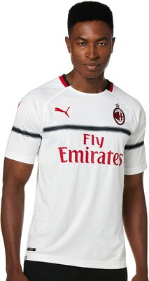 Alle Details zum Fußball-Trikot PUMA Herren Ac Milan Away Shirt Replica Ss with Sponsor Logo Trikot und ähnlichen Trikots