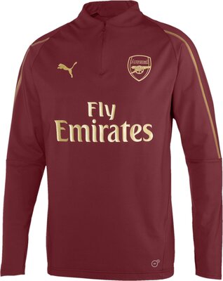 Alle Details zum Fußball-Trikot PUMA Herren Arsenal Fc 1/4 Zip with EPL Sponsor Logo T-Shirt und ähnlichen Trikots