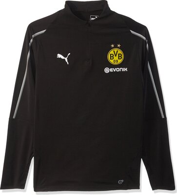 PUMA Herren BVB 1/4 Training Top with Sponsor Logo T-Shirt bei Amazon bestellen